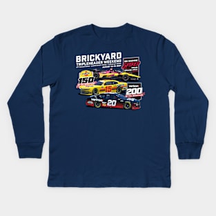 Brickyard Tripleheader 2021 Kids Long Sleeve T-Shirt